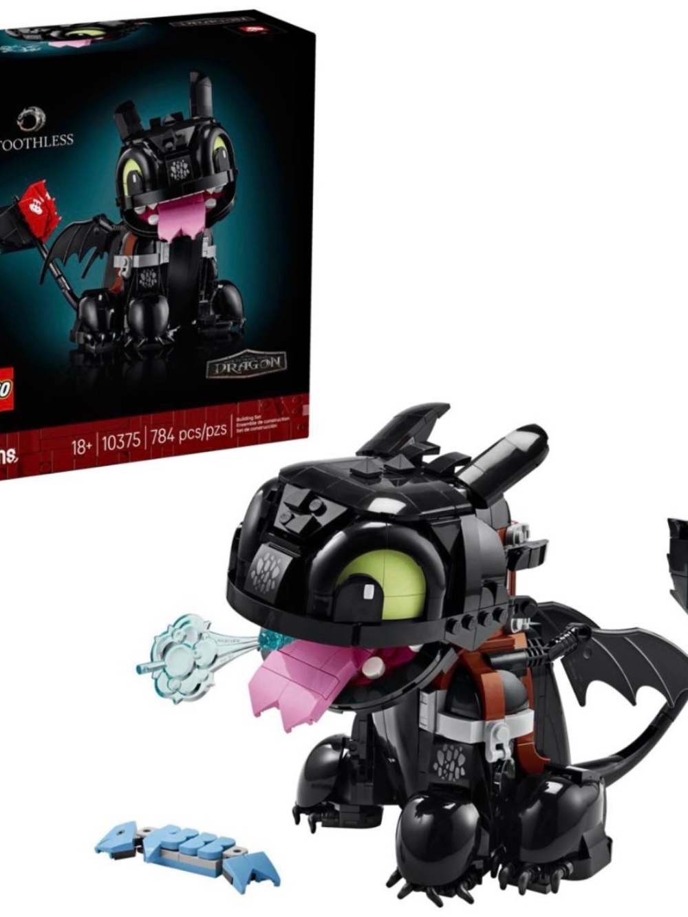 LEGO Toothless Black Dragon Buildable Toy - Kids Toys NEW